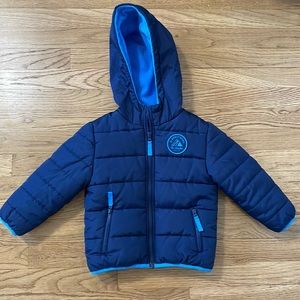 Toddler boys winter puffer coat